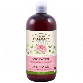 Green Pharmacy Pižmová růže a Zelený čaj sprchový gel 500 ml