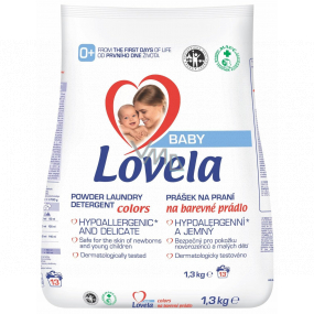 Lovela Baby Barevné prádlo Hypoalergenní, jemný prací prášek 13 dávek 1,3 kg