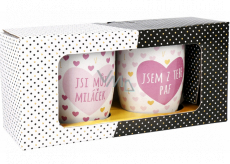 Albi Z lásky Jsi můj miláček a Jsem z tebe paf hrnek 2 x 250 ml