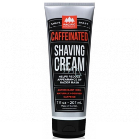 Pacific Shaving Krém na holení s kofeinem pro muže 207 ml