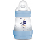 Mam Anti-Colic antikoliková láhev na krmení, silikonová jemná savička 0+ měsíců Modrá 160 ml