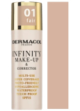Dermacol Infinity Víceúčelový make-up a korektor 01 Fair 20 g