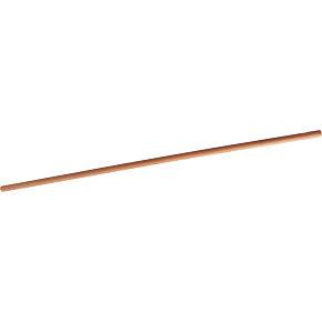 Spokar hůl ke smetáku dřevěná, bez závitu, 140 cm