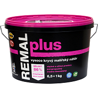 REMAL Plus vysoce kryvá barva na zeď, 6,5+1 kg