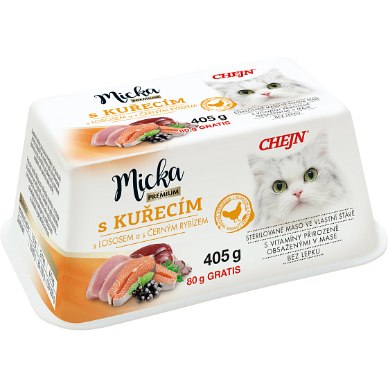MICKA s kuřecím vanička 405g (325g+80g GRATIS