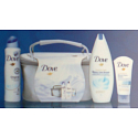 Dove Original stříbrná kosmetická taška