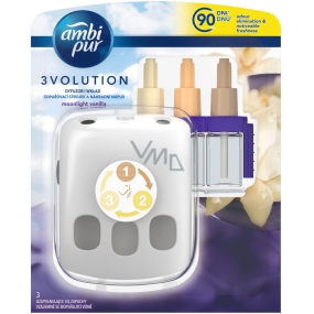 Ambi Pur 3 Volution Moonlight Vanilla elektrický osvěžovač kompletní strojek 20 ml