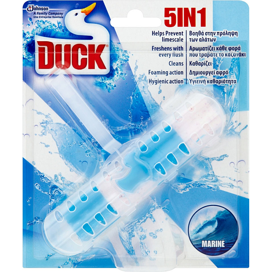Duck Marine 5v1 Wc závěsný čistič s vůní 41 g