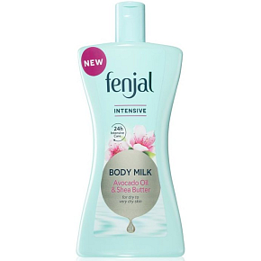 Fenjal Intensive Avokádový olej a bambucké máslo tělové mléko pro suchou až velmi suchou pokožku 400 ml