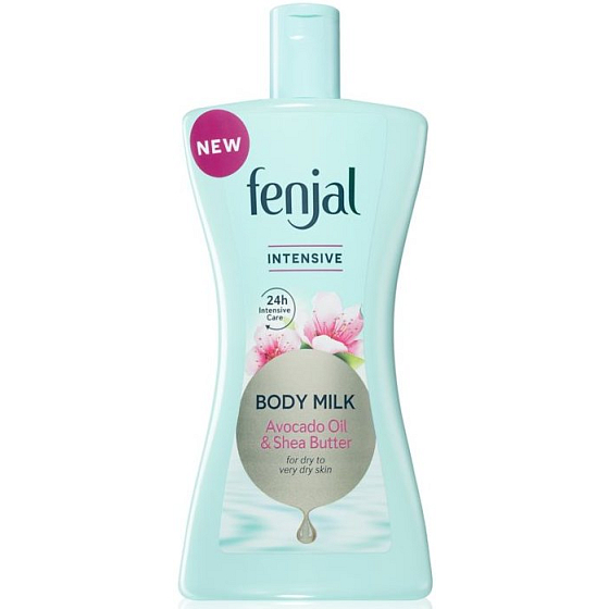 Fenjal Intensive Avokádový olej a bambucké máslo tělové mléko pro suchou až velmi suchou pokožku 400 ml
