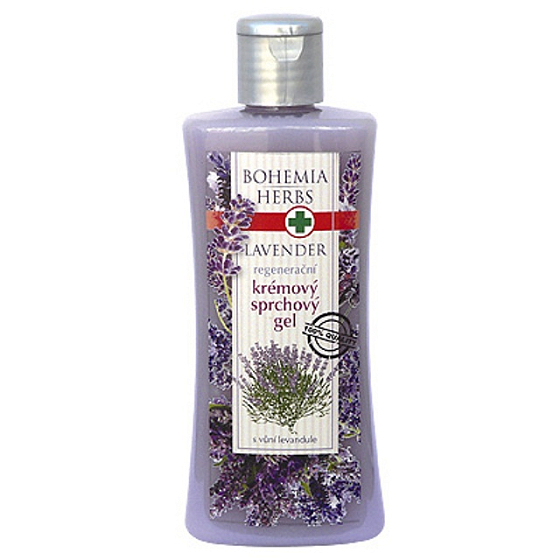 Bohemia Gifts Lavender regenerační krémový sprchový gel 250 ml