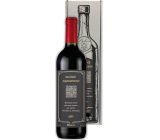 Bohemia Gifts Merlot Krásné narozeniny červené dárkové víno 750 ml