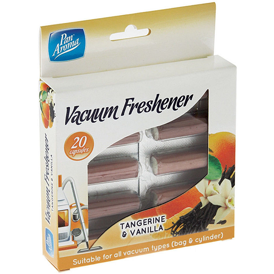 Pan Aroma Vacuum Freshener Mandarinka & Vanilka vůně do vysavače 20 kapslí