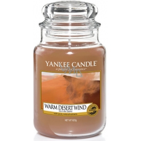 Yankee Candle Warm Desert Wind - Teplý pouštní vítr vonná svíčka Classic velká sklo 623 g