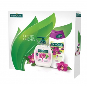 Palmolive Exotic Orchid tekuté mýdlo 300 ml + sprchový gel 250 ml, kosmetická sada