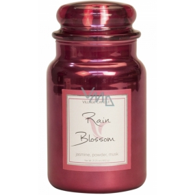 Village Candle Záplava květů - Rain Blossom vonná svíčka ve skle 2 knoty 602 g