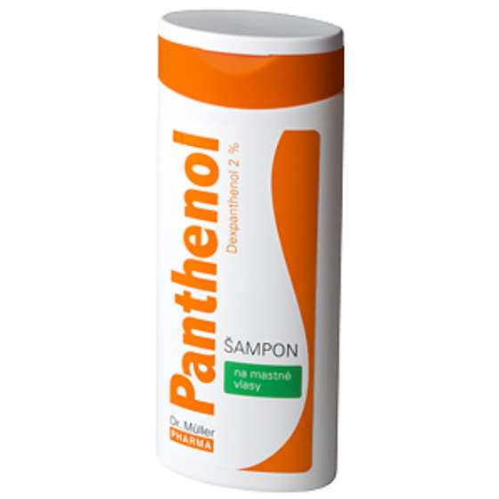 Dr. Müller Panthenol 2% šampon pro mastné vlasy s dexpanthenolem 250 ml