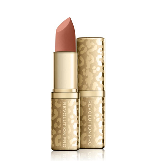 Makeup Revolution Pro New Neutral Satin Matte Lipstick matná hydratační rtěnka Cashmere 3,2 g