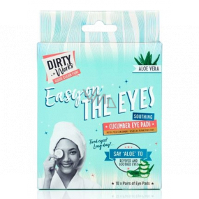 Dirty Works Easy On The Eyes maska na oči a oční okolí 10 x 8 ml