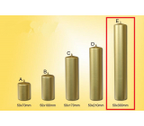 Lima Svíčka hladká metal zlatá válec 50 x 300 mm 1 kus