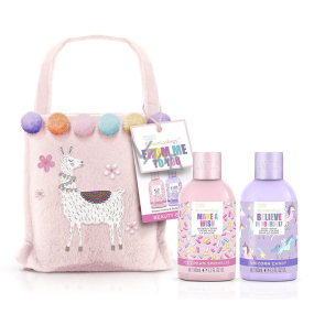 Baylis & Harding Cukrové zdobení sprchový krém 100 ml + mycí gel 100 ml + taška, kosmetická sada pro děti