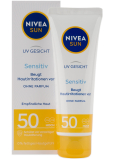 Nivea Sun UV Face Sensitive OF 50 krém na opalování pro citlivou pleť 50 ml
