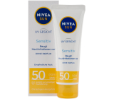 Nivea Sun UV Face Sensitive OF 50 krém na opalování pro citlivou pleť 50 ml