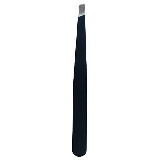 Pinzeta černá šikmá 9,5 cm