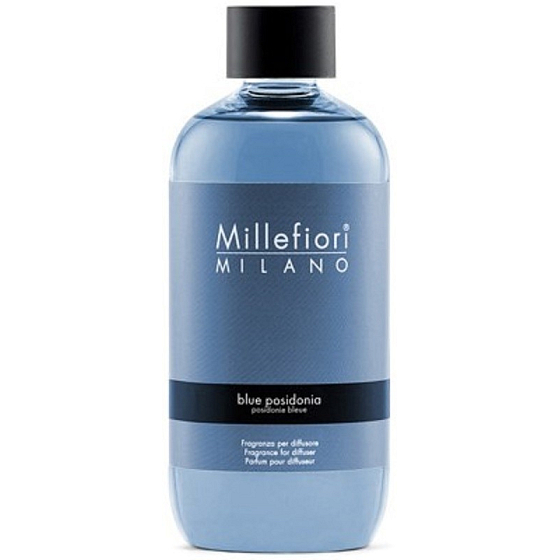 Millefiori Milano Natural Blue Posidonia - Modrá posidonie Náplň difuzéru pro vonná stébla 500 ml