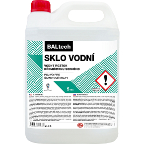 BALTECH vodní sklo, pro namíchání šamotové lepící malty, 5 l