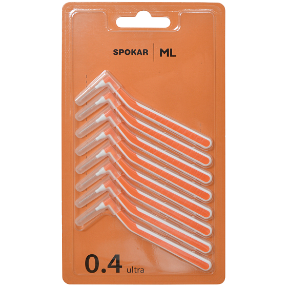 Spokar ML Mezizubní kartáčky L 0,4 mm ultra, sada 8 kusů