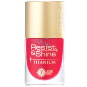 Loreal Paris Resist & Shine Titanium lak na nehty 430 Rose Corail 9 ml
