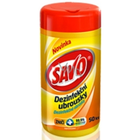 Savo Dezinfekční ubrousky 50 kusů