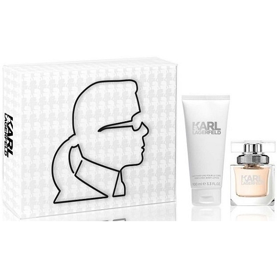 Karl Lagerfeld Eau de Parfum parfémovaná voda 45 ml + tělové mléko 100 ml, dárková sada