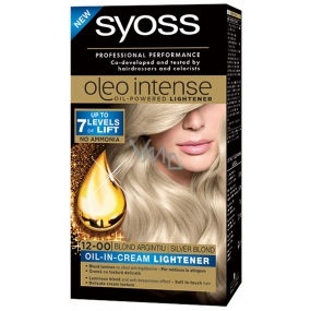 Syoss Oleo Intense Color barva na vlasy bez amoniaku 12-00 Stříbřitě blond