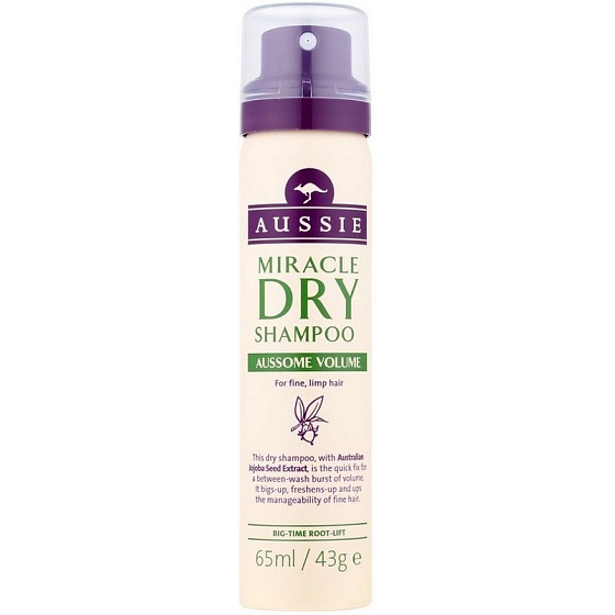 Aussie Aussome Volume suchý šampon pro jemné a zplihlé vlasy 65 ml