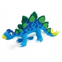 Jumping Clay Dinosaur - Stegosaurus samoschnoucí modelovací hmota 28 g + kostra dinosaura + tvořítko 5+