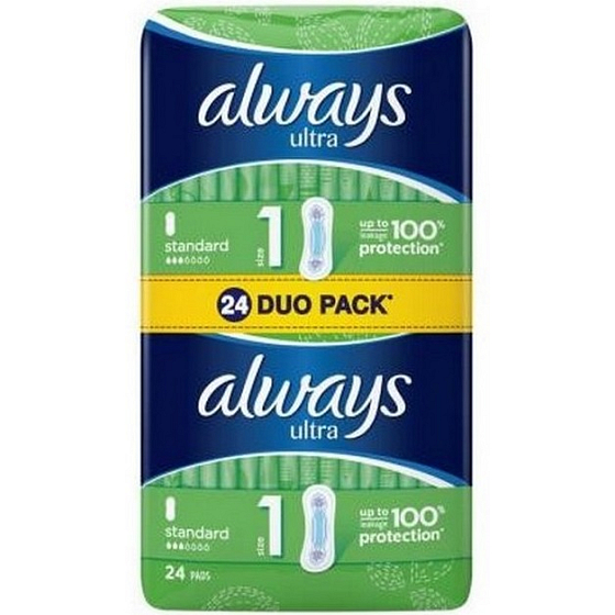 Always Ultra Standart hygienické vložky 24 kusů