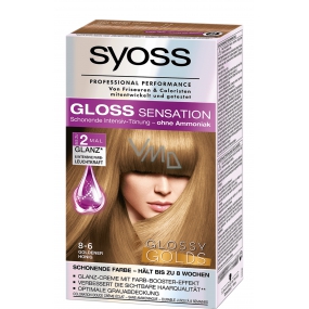 Syoss Gloss Sensation Šetrná barva na vlasy bez amoniaku 8-6 Medově zlatý 115 ml