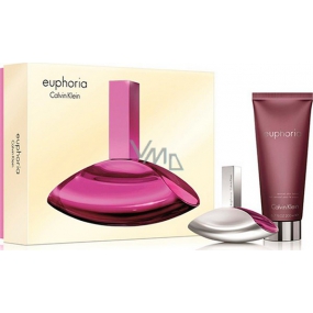 Calvin Klein Euphoria parfémovaná voda pro ženy 50 ml + tělové mléko 200 ml, dárková sada