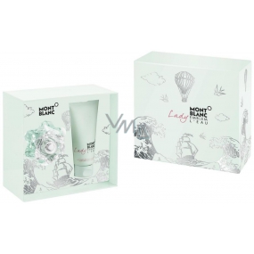 Montblanc Lady Emblem L Eau toaletní voda pro ženy 50 ml + tělové mléko pro ženy 100 ml, dárková sada