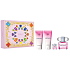 Versace Bright Crystal toaletní voda pro ženy 90 ml + tělové mléko 100 ml + sprchový gel 100 ml + toaletní voda pro ženy 5 ml, dárková sada pro ženy