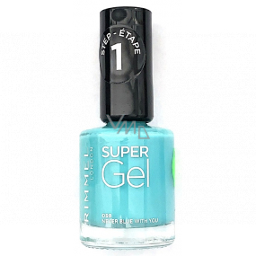 Rimmel London Super Gel lak na nehty 098 Never Blue with You 12 ml