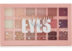 Sunkissed Champagne Eyes Eyeshadow Palette paletka očních stínů 18 x 1 g