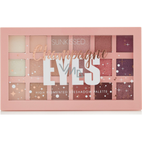 Sunkissed Champagne Eyes Eyeshadow Palette paletka očních stínů 18 x 1 g