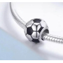 Charm Sterlingové stříbro 925 Fotbalový míč, korálek na náramek sport