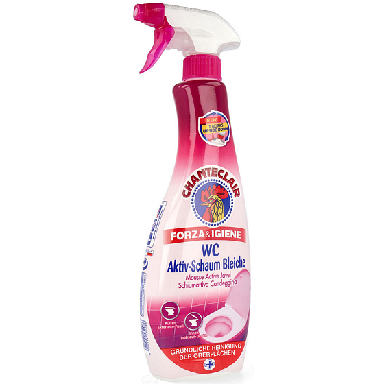Chante Clair Schiumattiva Candeggin pěnový WC čistič s bělicím účinkem 625 ml rozprašovač