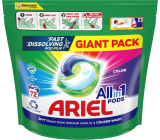 Ariel All-in-1 Pods Color gelové kapsle na barevné prádlo 72 kusů