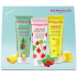 Dermacol Aroma Moment Hawaiian Pineapple - Havajský ananas sprchový gel 250 ml + Wild Strawberries - Lesní jahody sprchový gel 250 ml + Bahamas Banana - Bahamský banán sprchový gel 250 ml, kosmetická sada pro ženy