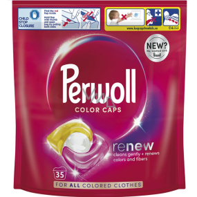 Perwoll Renew Color Caps kapsle na praní barevného prádla 35 dávek